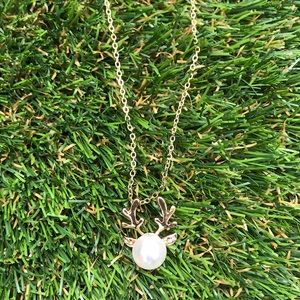 New Gold Deer Necklace